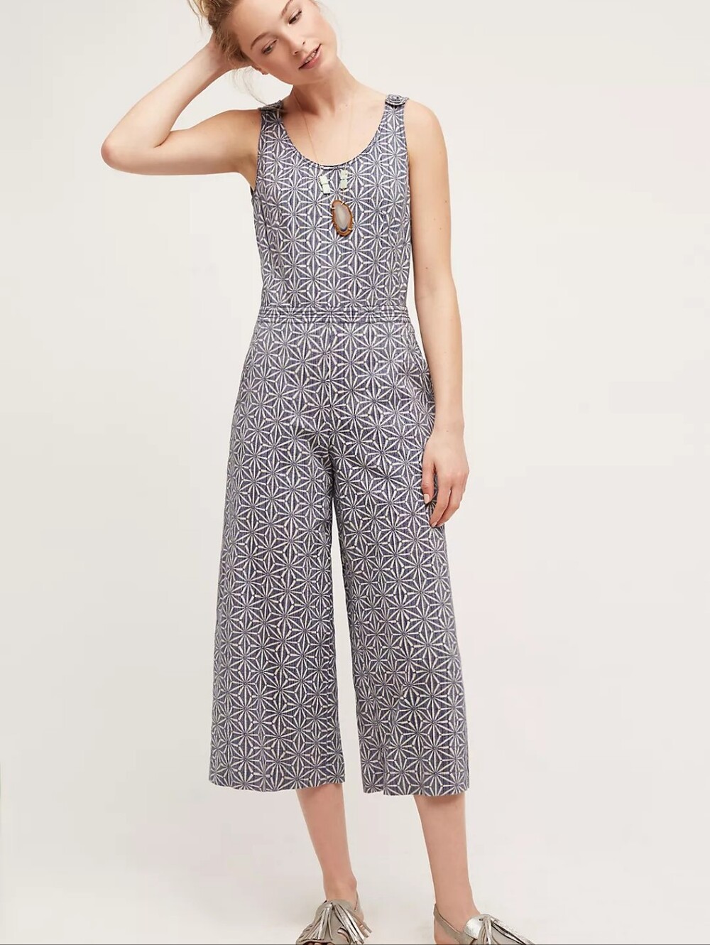 Anthropologie Elevenses Windward Jumpsuit